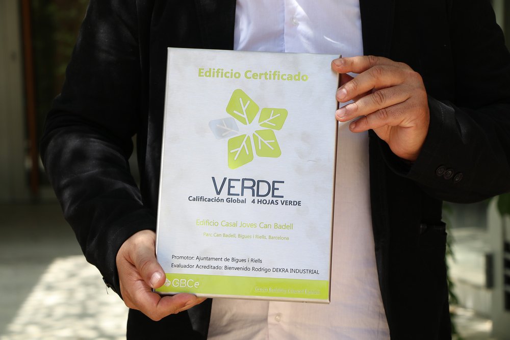 Certificado verde de Casal Joves Can Badell