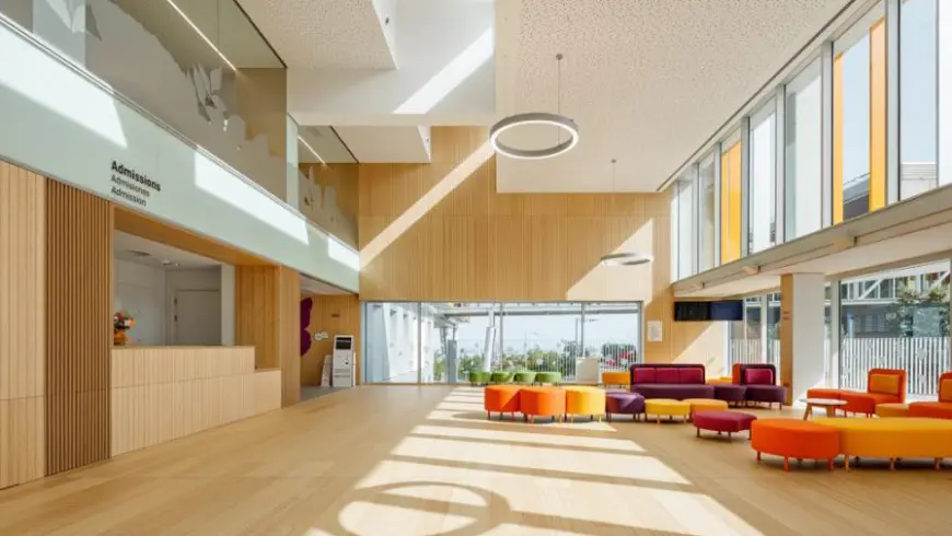Foto del interior del Pediatric Cancer Center 