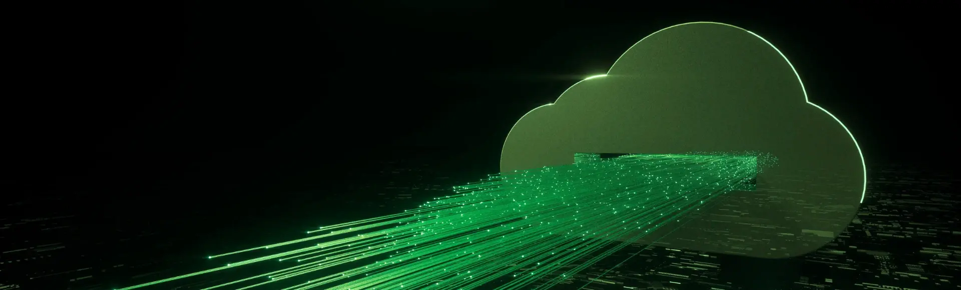 Digital green cloud