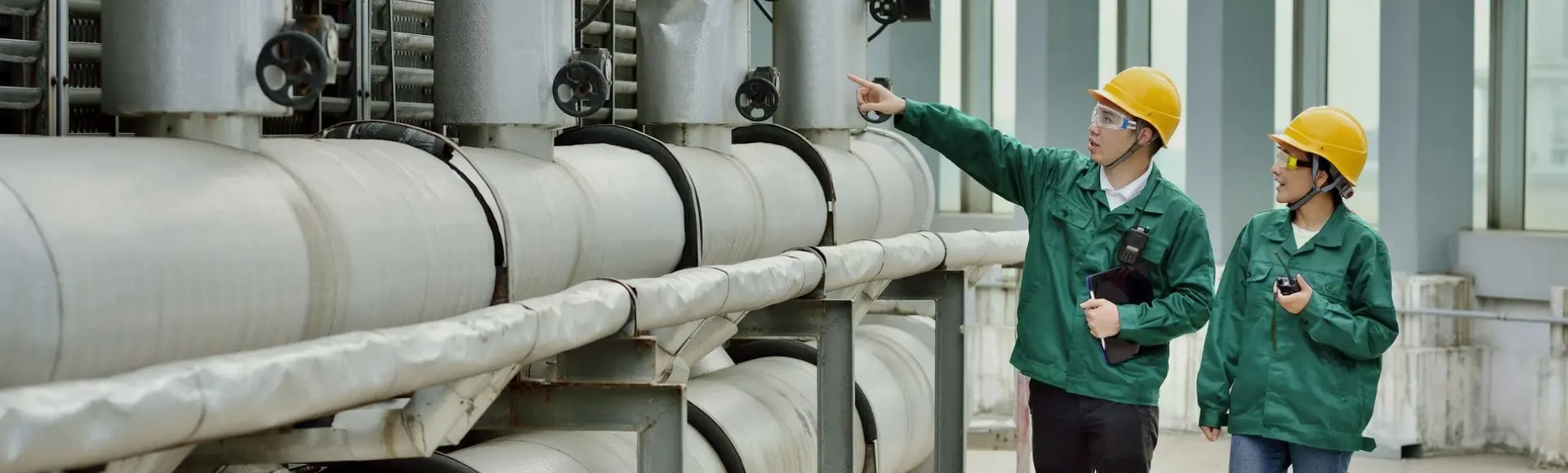 DEKRA experts inspect industrial installation