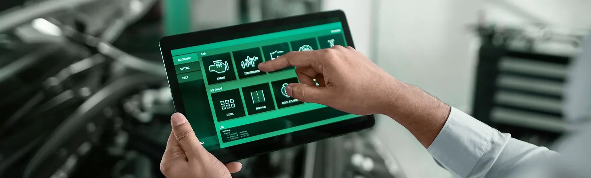 SERMI certificering interface op tablet SERMI certificering interface op tablet