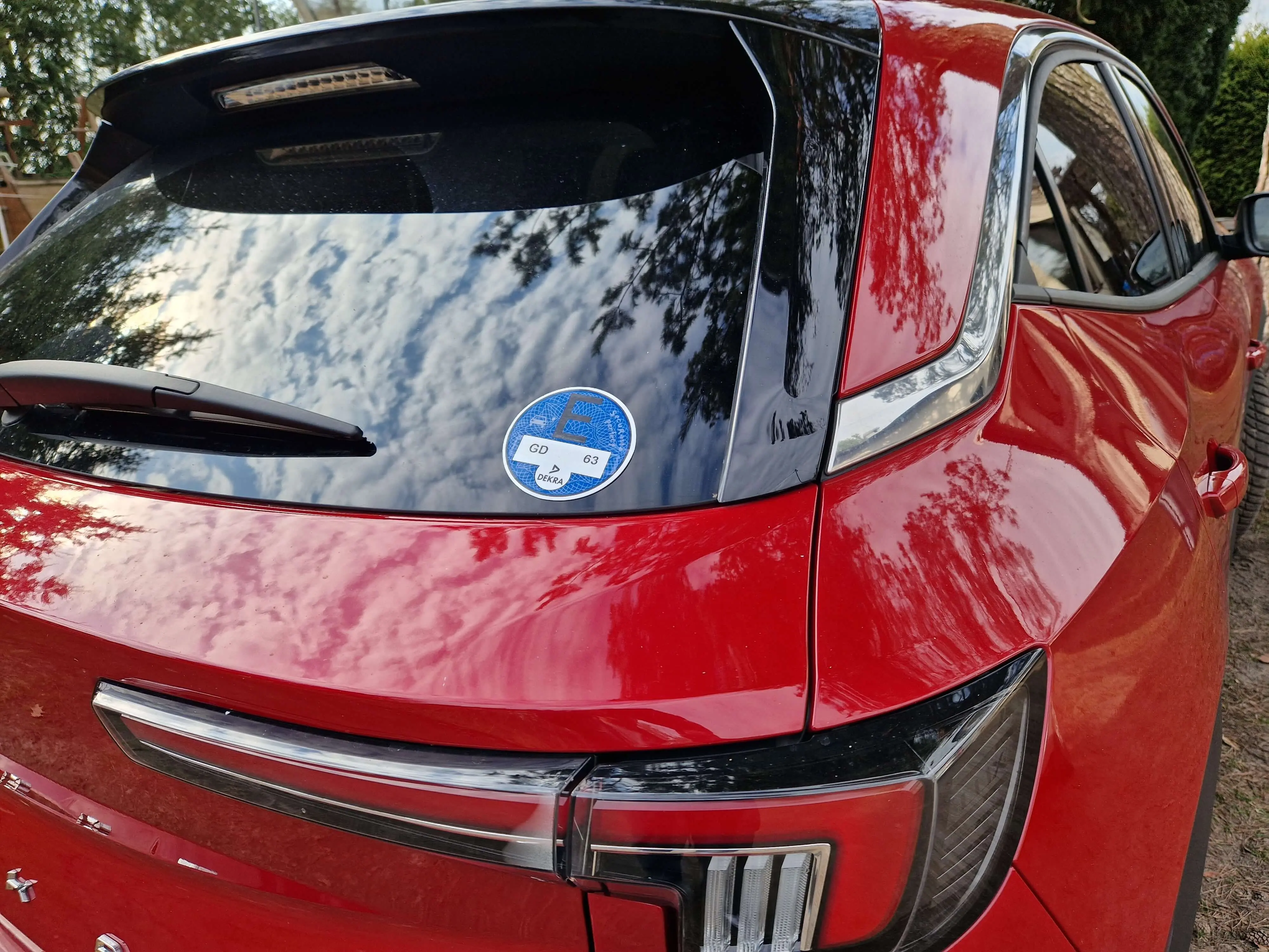 Nalepka ekologiczna Umweltzone - znak drogowy