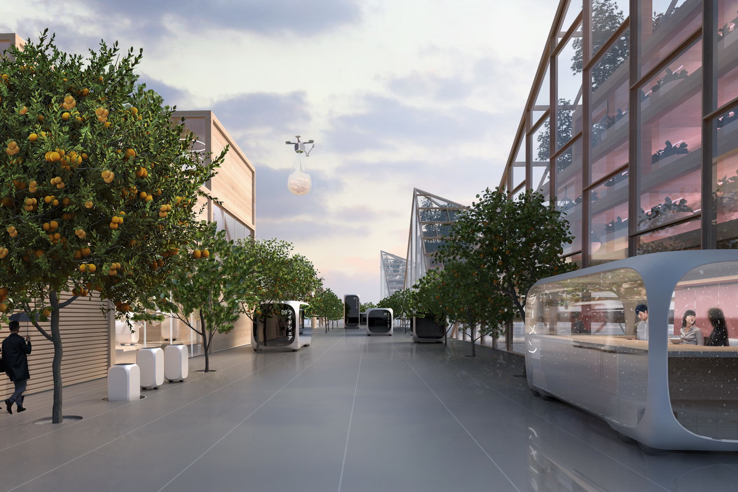 Mobile Container übernehmen unterschiedliche Funktionen einer Stadt