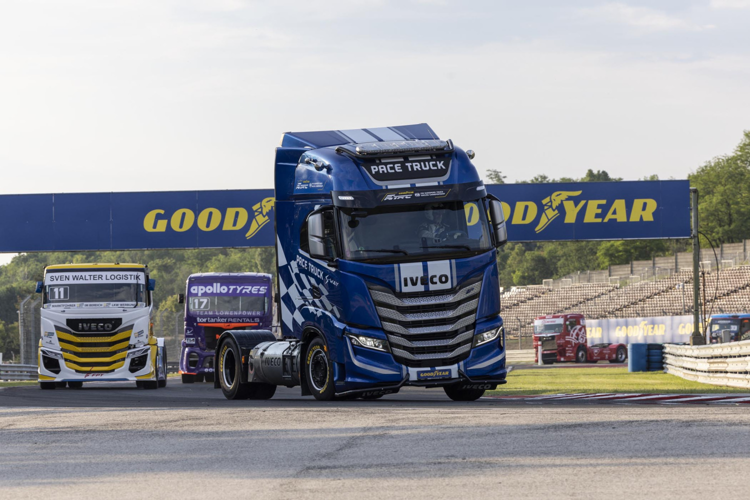Auch der Pace Truck fährt nachhaltig mit Bio-LNG