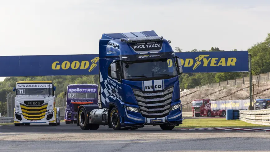 Auch der Pace Truck fährt nachhaltig mit Bio-LNG