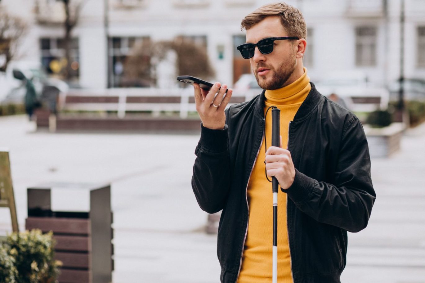 Die Navigation für Menschen mit visuellen Einschränkungen 