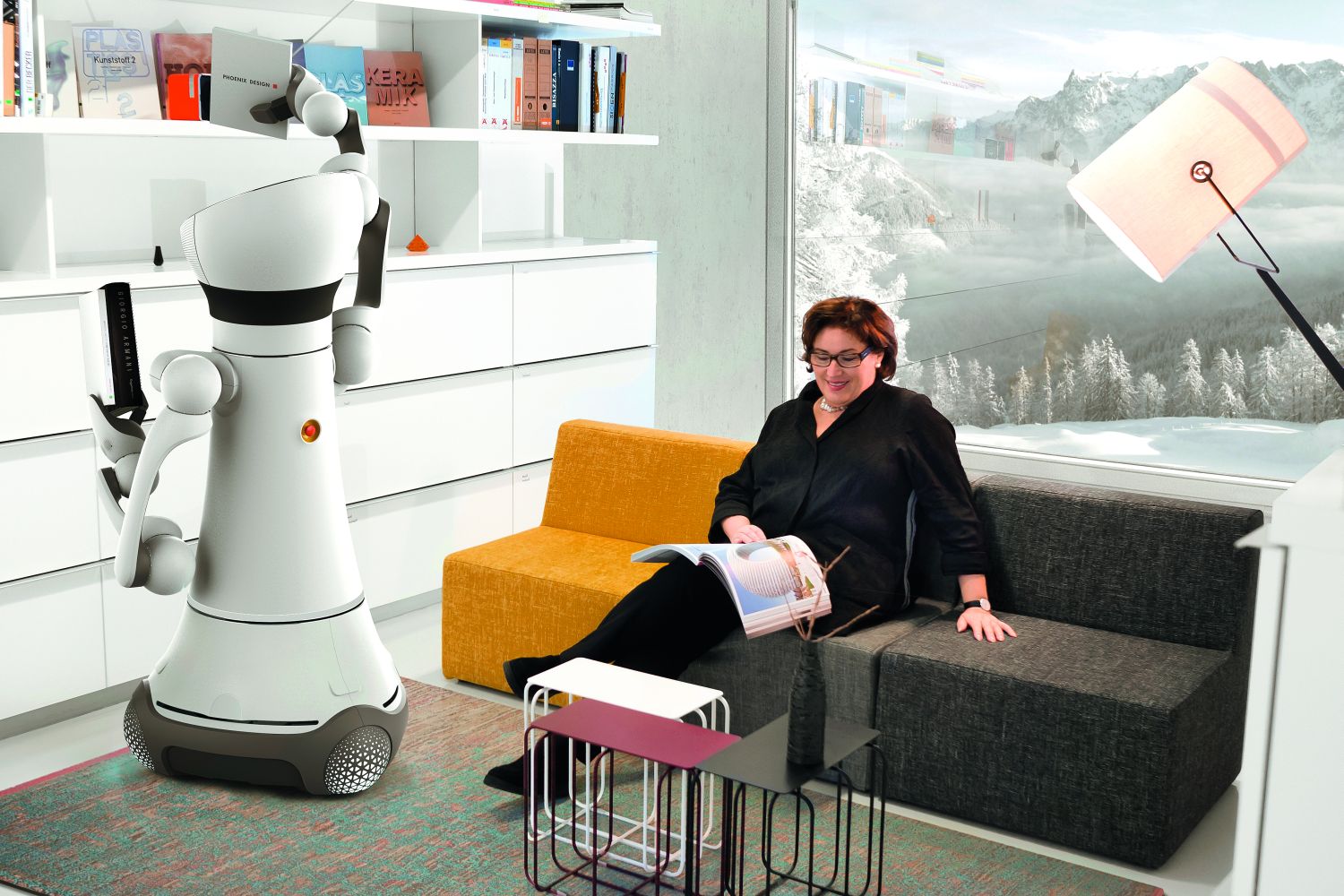 Care-O-bot: The mobile robotic assistant helps users at home
