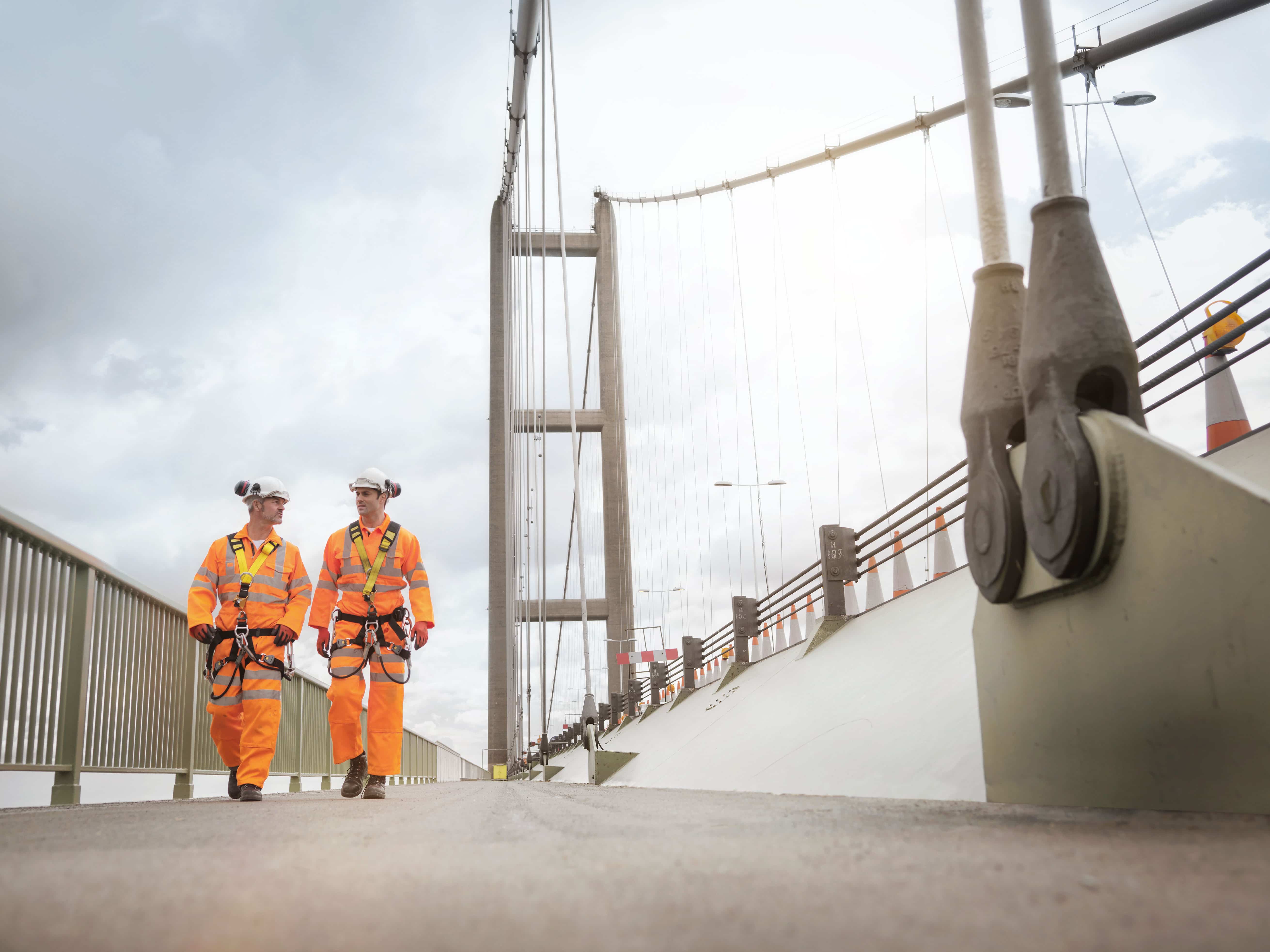 two men in safety gear