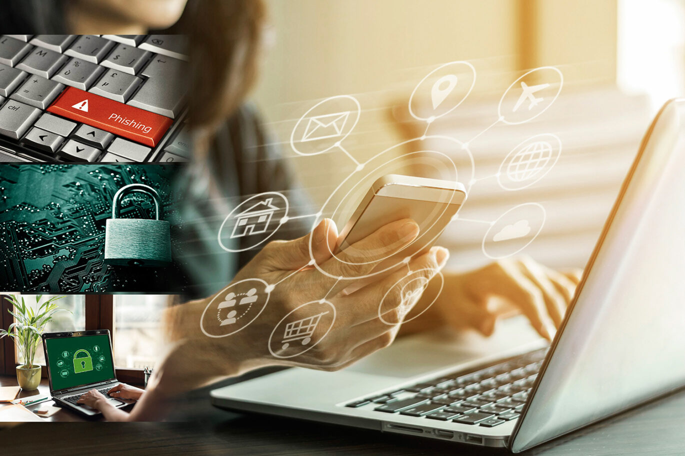 cyberangriff, mitarbeiter am laptop