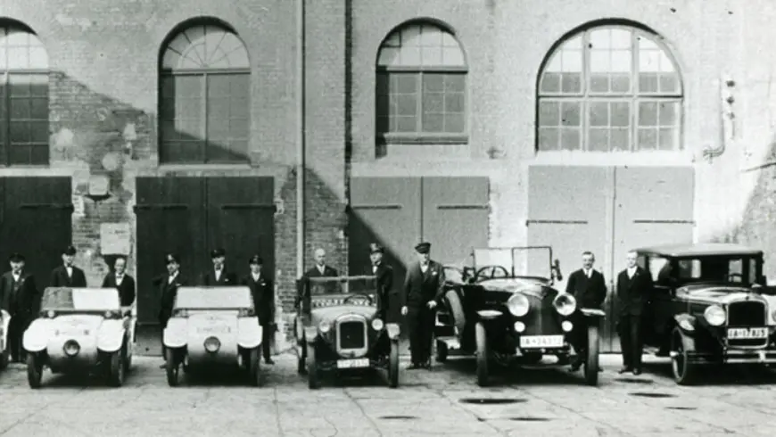 Parc de véhicules DEKRA années 1930