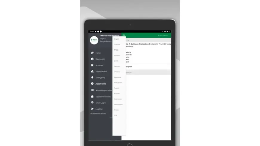 DEKRA GO: The app at a glance