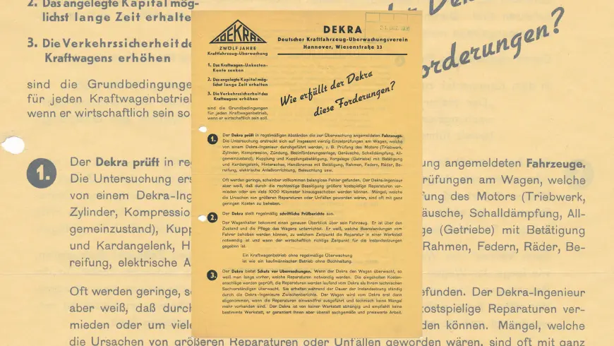 ДЕКРА инфо листа 1936