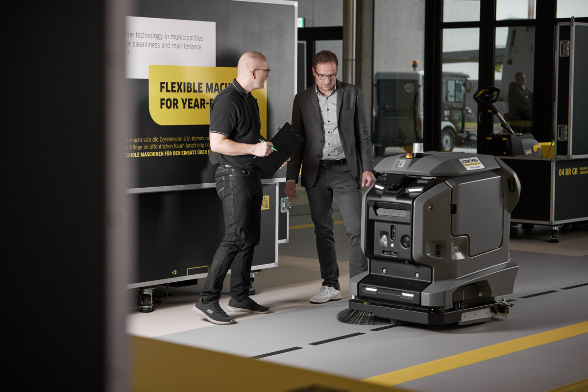 DEKRA Testing and Certification: DEKRA supervised and evaluated the safety tests on the KIRA B 50 autonomous scrubber-drier from Kärcher and issued an international certification.