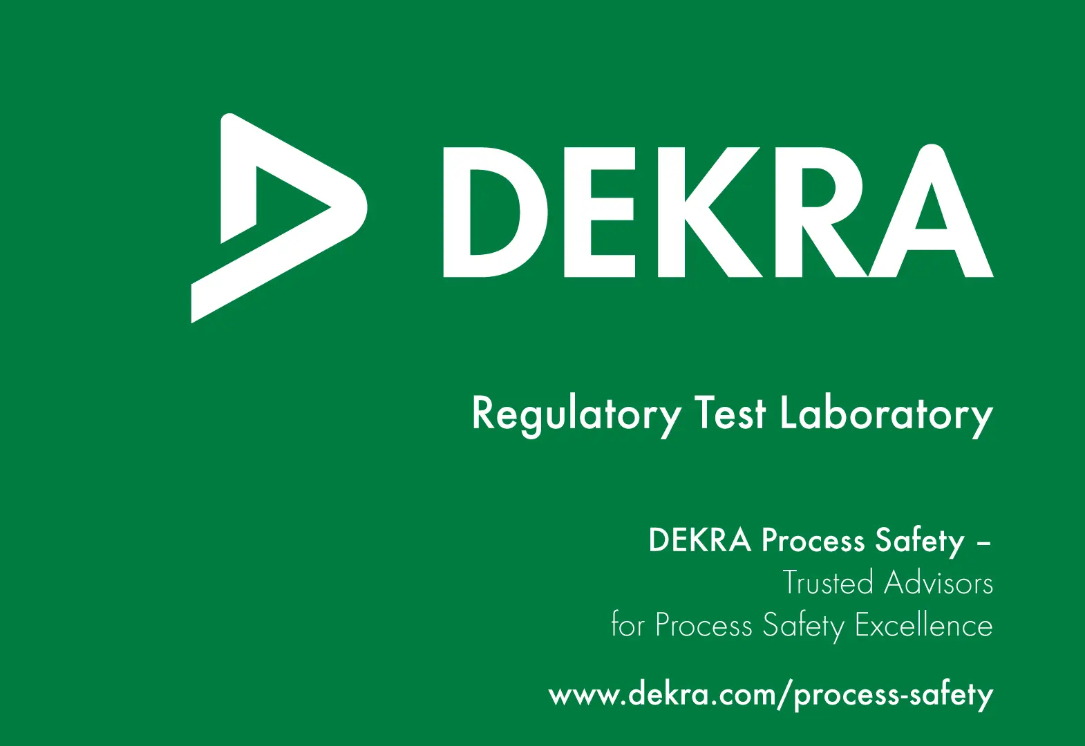 Regulatory Test Laboratory – DEKRA Process Safety