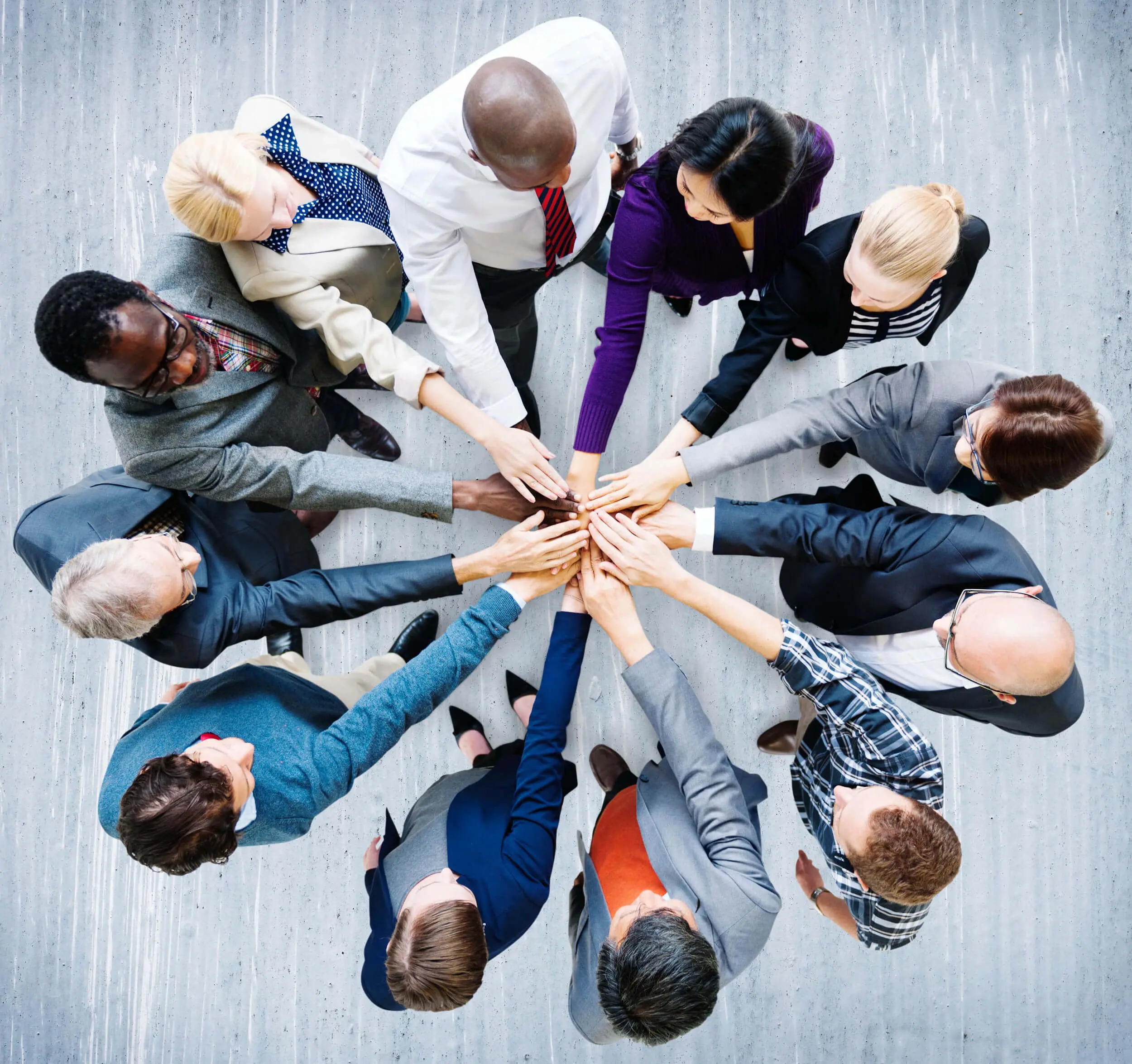 People in a circle