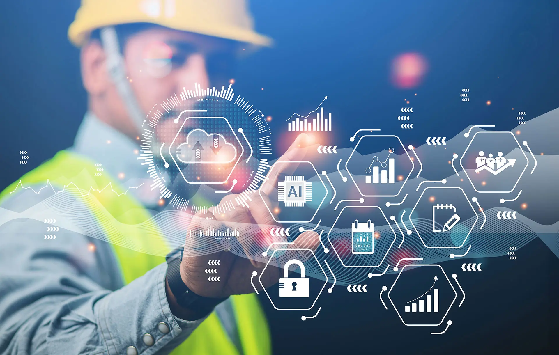 Thermostat being controlled by a smartphone