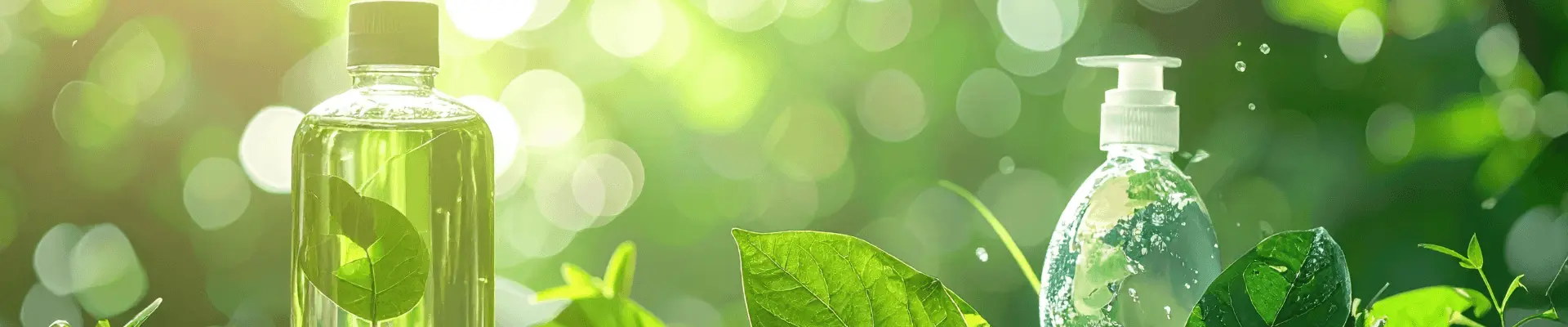Green leaves and products Green leaves and products
