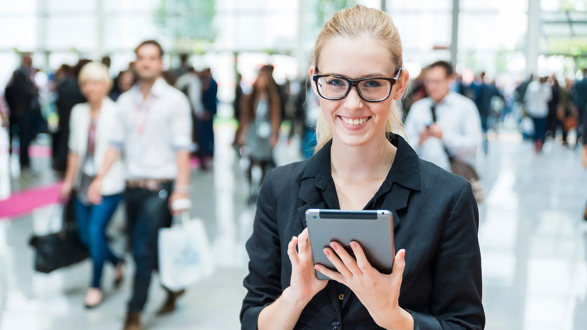 hostesses in white clothes