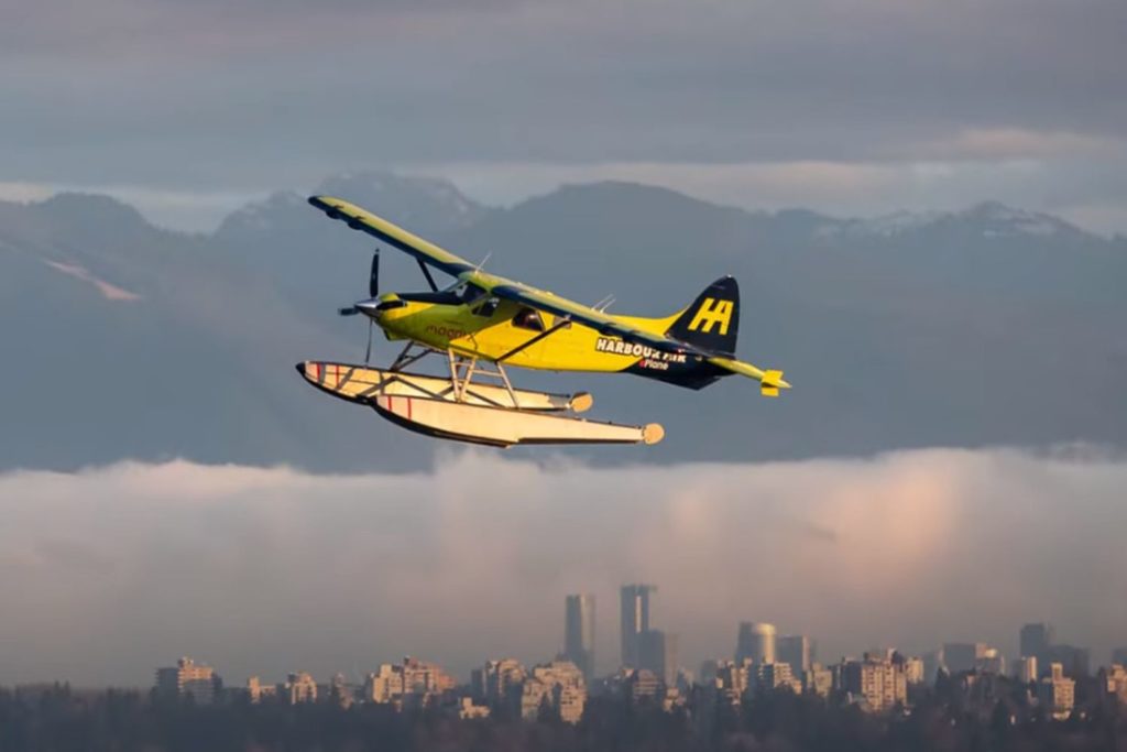 Canadian Harbour Air’s electric seaplane based on the De Havilland DHC-2 Beaver 