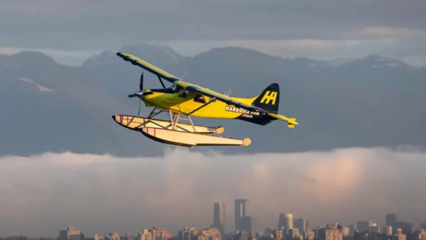 Das elektrische Wasserflugzeug der kanadischen Harbour Air auf Basis der De Havilland DHC-2 Beaver