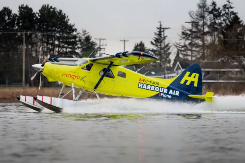 Canadian Harbour Air’s electric seaplane based on the De Havilland DHC-2 Beaver