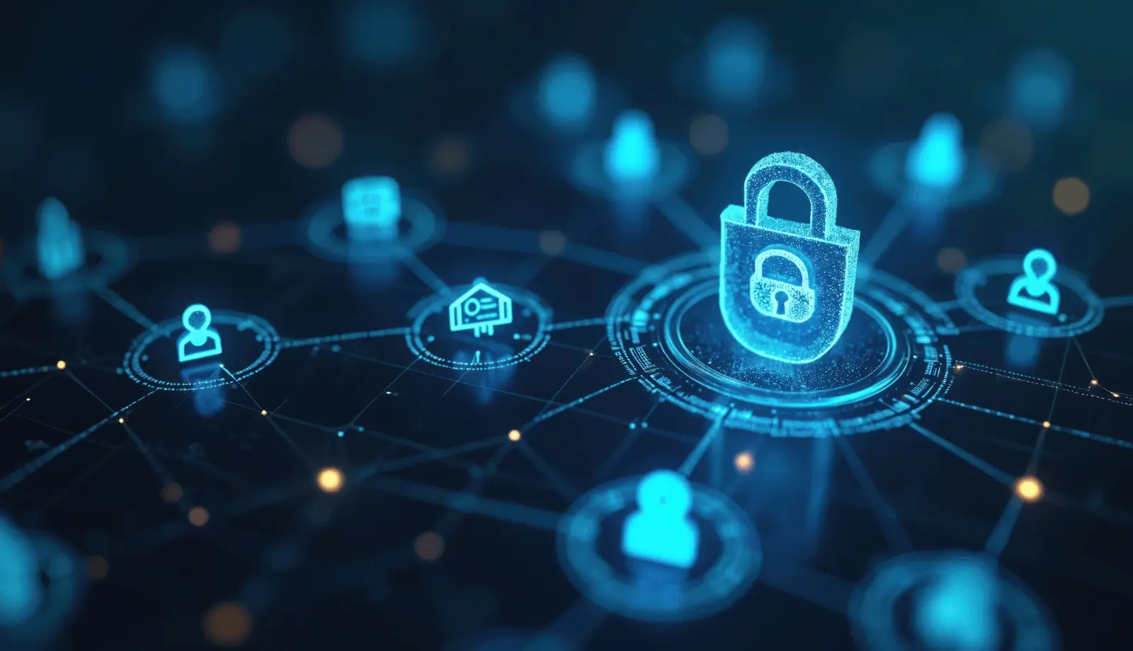 green lock on a computer sreen