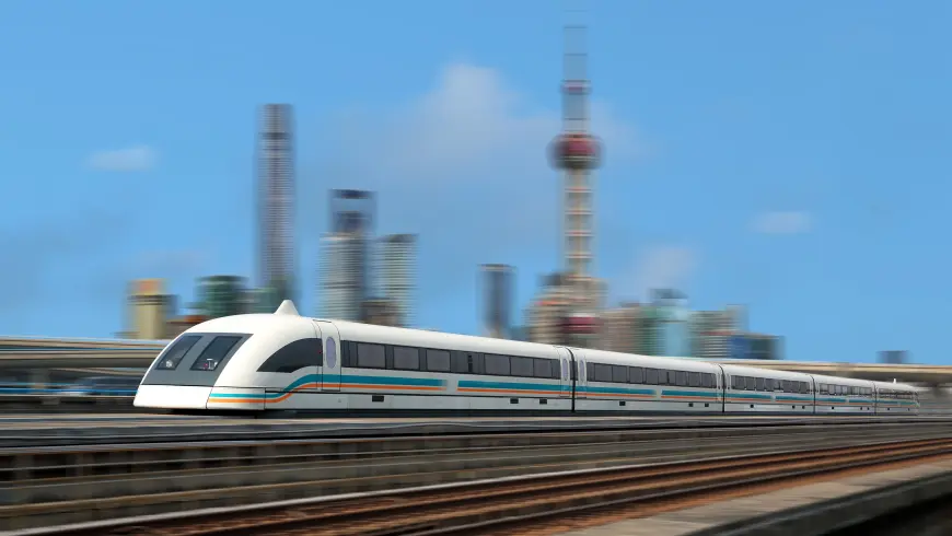 Die japanische Magnetschwebebahn Maglev hat 2015 einen Geschwindigkeitsrekord von 603 km/h aufgestellt