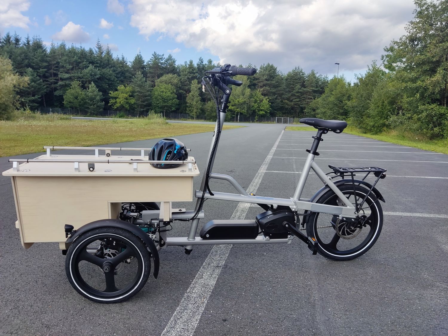 A cargo bike is environmentally friendly and suitable for transporting goods over short distances in the city. Photo: Luigi Ancona