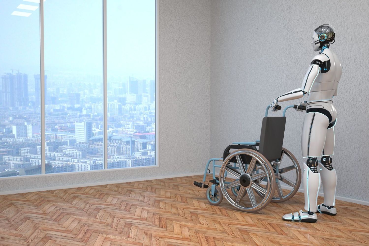 Personal ist in vielen Krankenhäusern knapp, Roboter könnten zumindest Teilaufgaben übernehmen