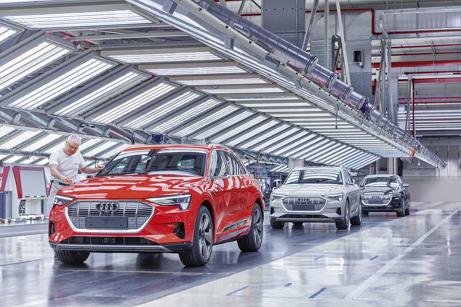 Audi e-tron: Audi intends for half of its car sales to be by electric or hybrid models by 2025.