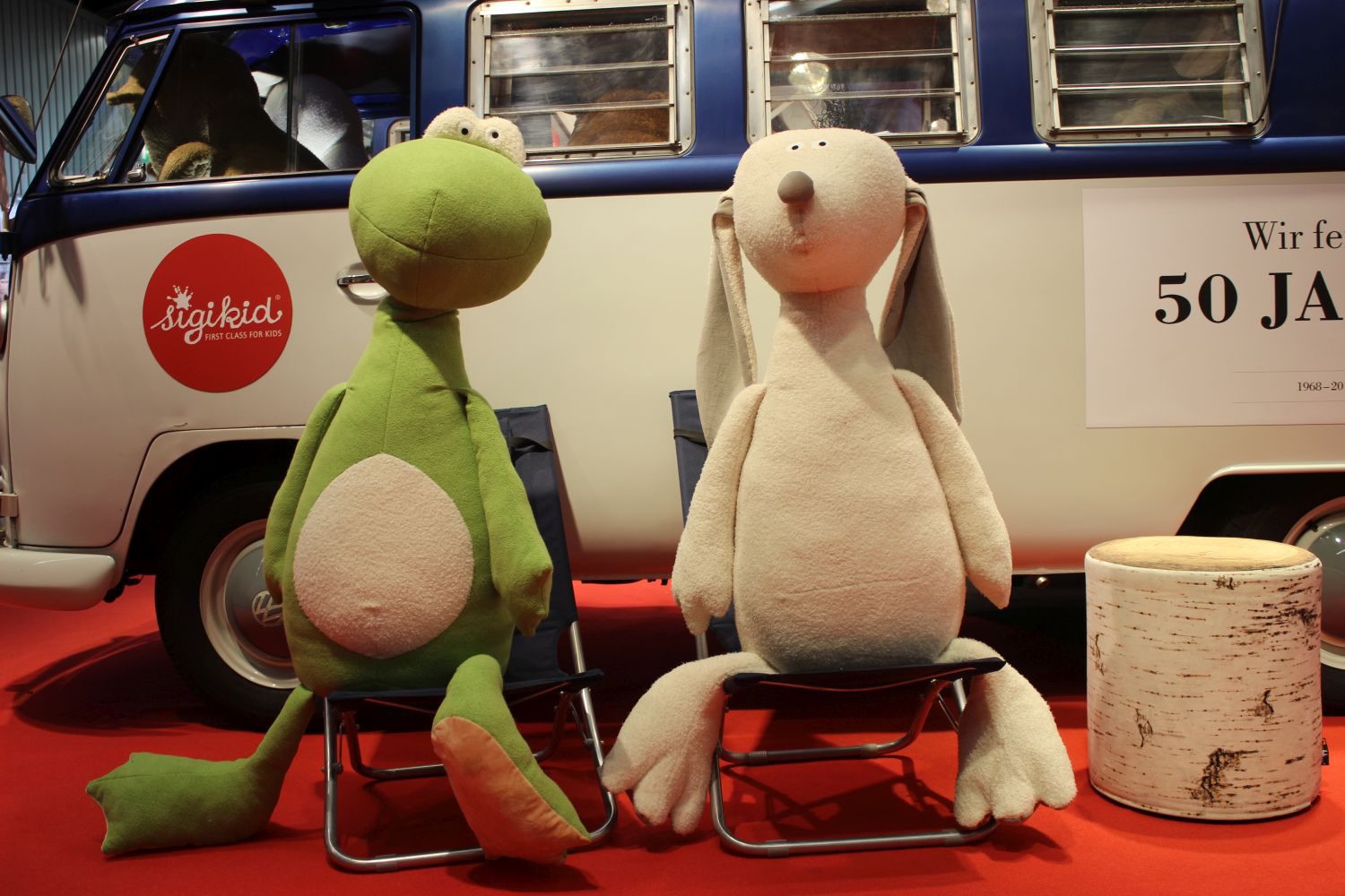 Sigikid also brought stuffed animals in large sizes to the Nuremburg Fair
