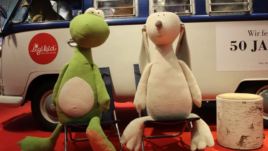 Sigikid also brought stuffed animals in large sizes to the Nuremburg Fair