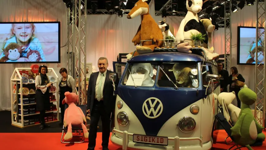 Thomas Haas, Head of Logistics at Sigikid, presented the stand in Nuremburg