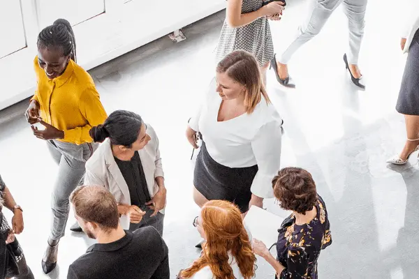 business people networking on a business event