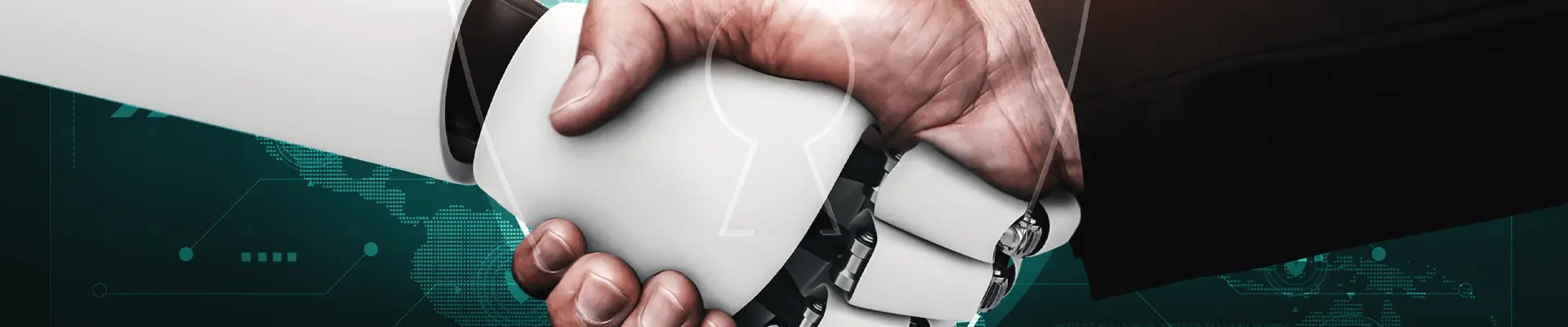 機器人與人類握手