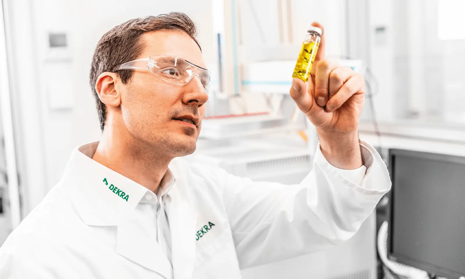 Chemical analysis of automotive operating fluids