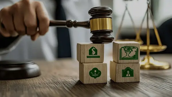wooden cubes with green icons on it wooden cubes with green icons on it
