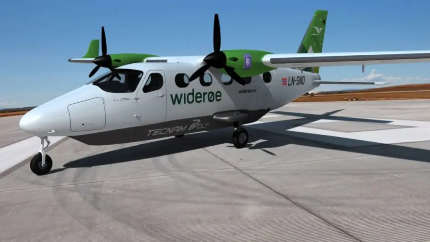 Der Erprobungsflieger „P-Volt“ basiert auf der elfsitzigen Tecnam P2012 Traveller mit zwei Motoren