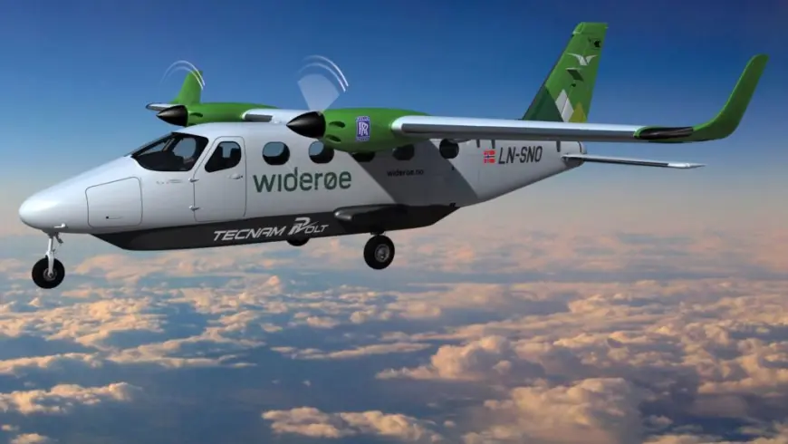 Der Erprobungsflieger „P-Volt“ basiert auf der elfsitzigen Tecnam P2012 Traveller mit zwei Motoren.
