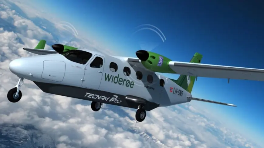 Der Erprobungsflieger „P-Volt“ basiert auf der elfsitzigen Tecnam P2012 Traveller mit zwei Motoren