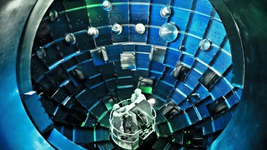 NIF researchers placed tiny amounts of the hydrogen isotopes deuterium and tritium in the center of the experimental chamber of the world’s most powerful laser facility.