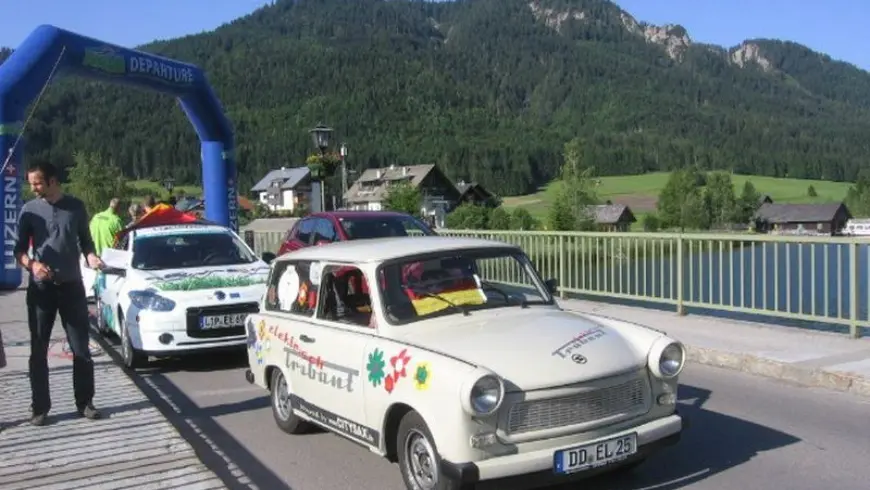 On the eTour, Matthias Bähr traveled 4,500 km