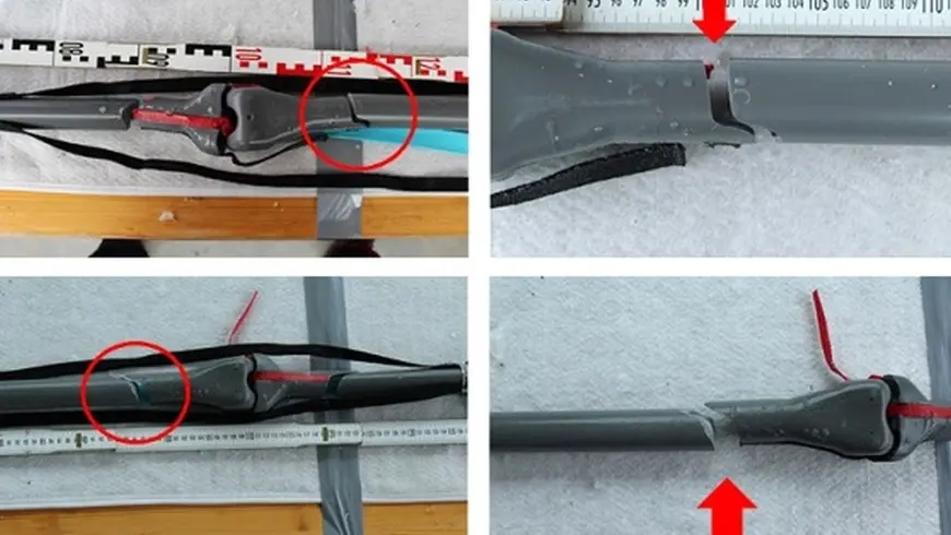 Messerer wedge fracture of the biofidelic dummy after a pedestrian crash