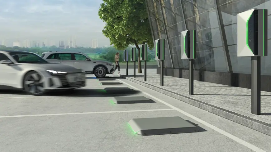 induktive Ladestationen für Elektrofahrzeuge kommen ohne Ladekabel aus
