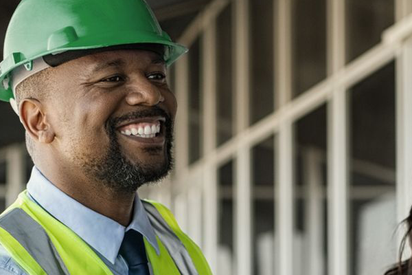 workers shaking hands