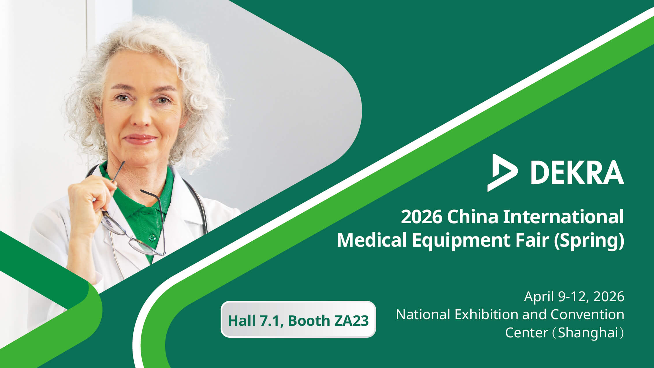 DEKRA exhibits at China International Medical Equipment Fair 2026 in Shanghai
