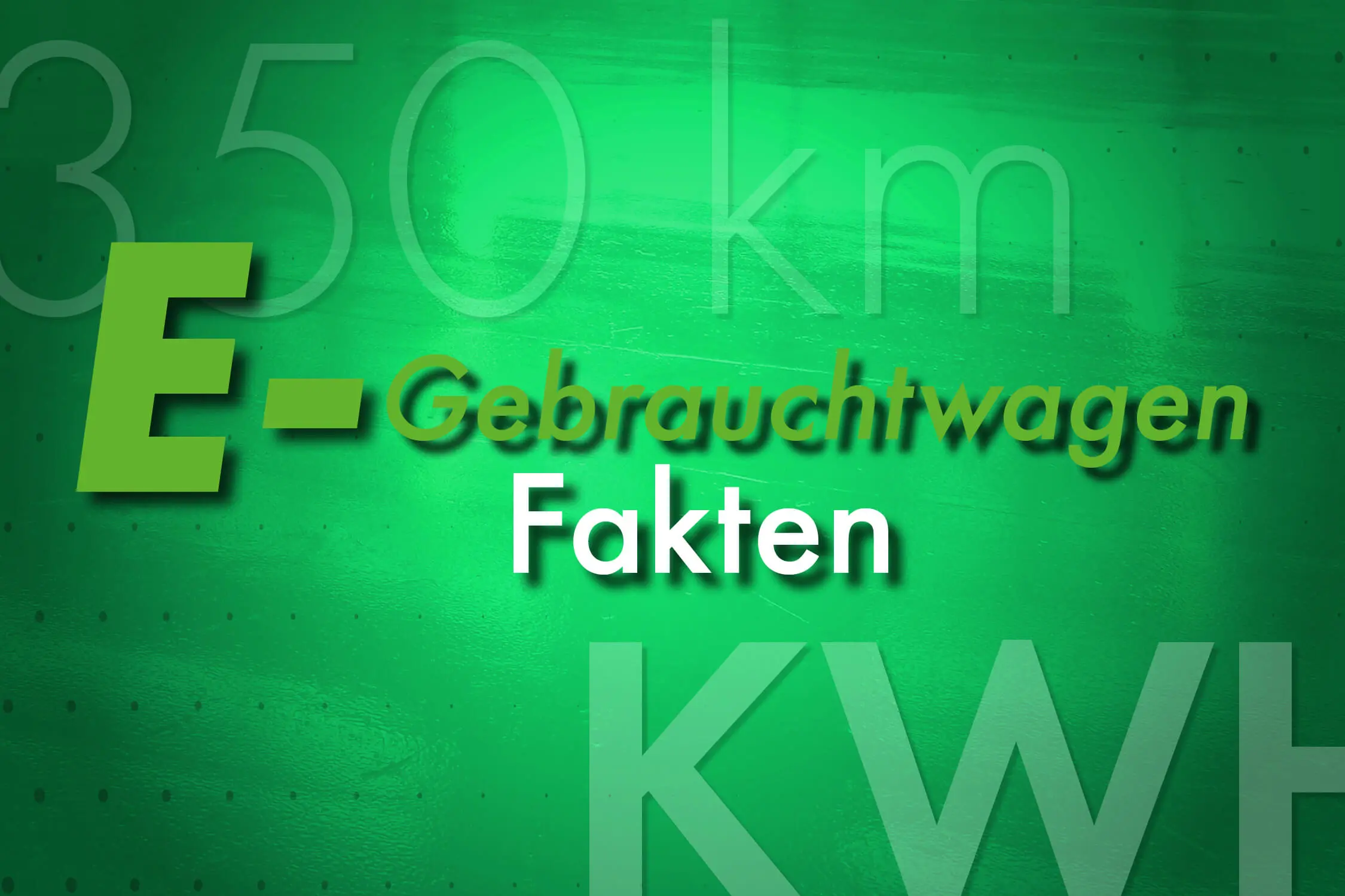 Fakten zu E-Gebrauchtwagen