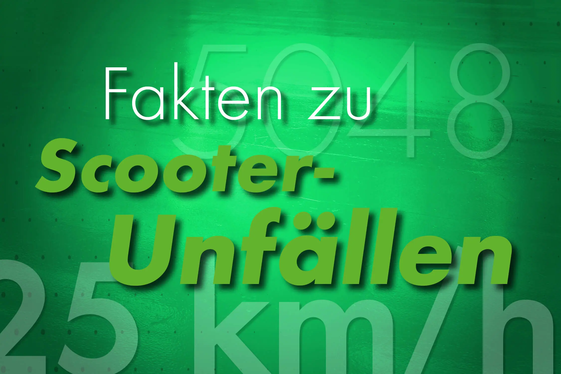 Fakten zu Scooter-Unfällen