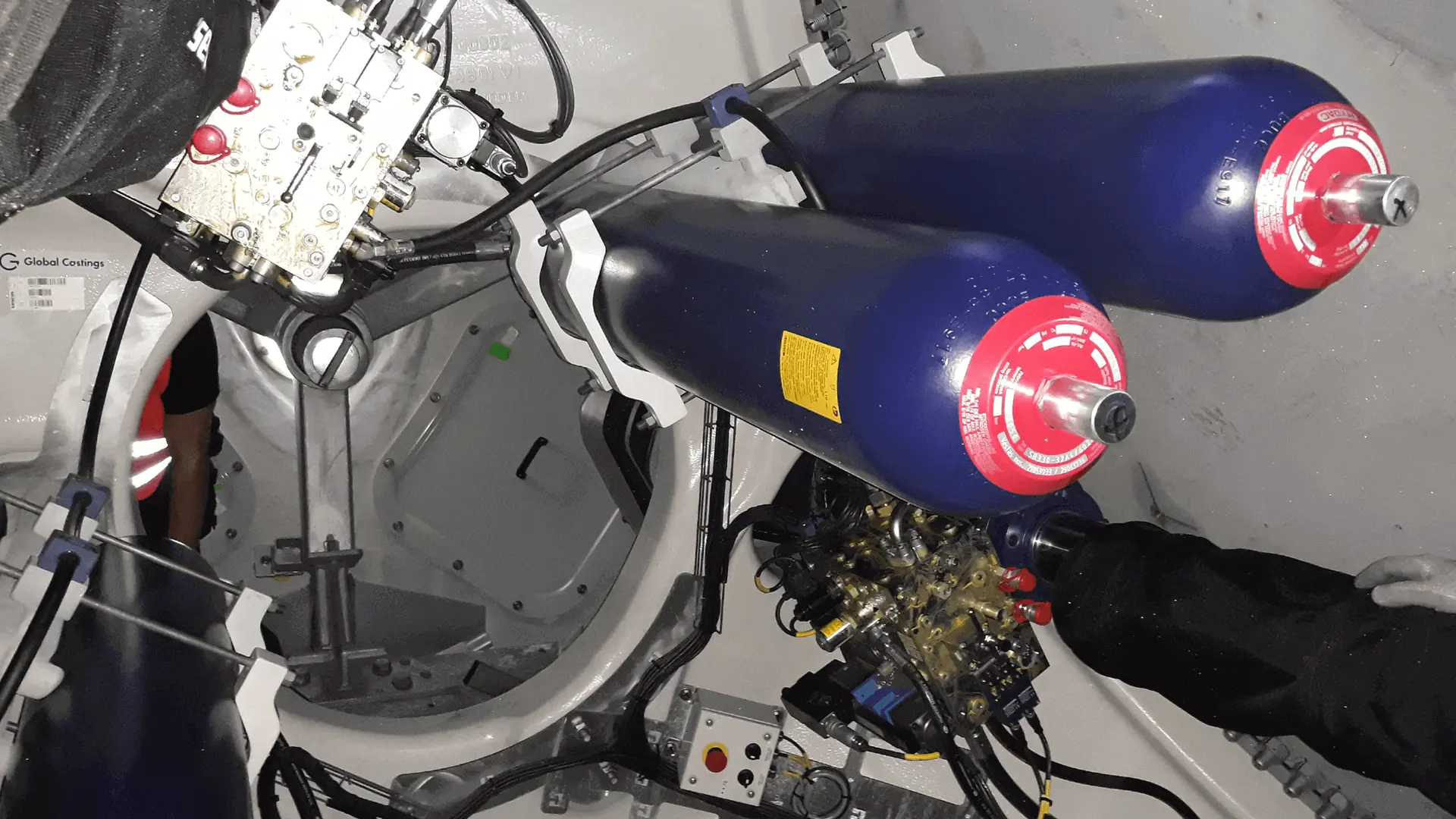 Hydrauliksystem in einer Windenergieanlage Hydrauliksystem in einer Windenergieanlage