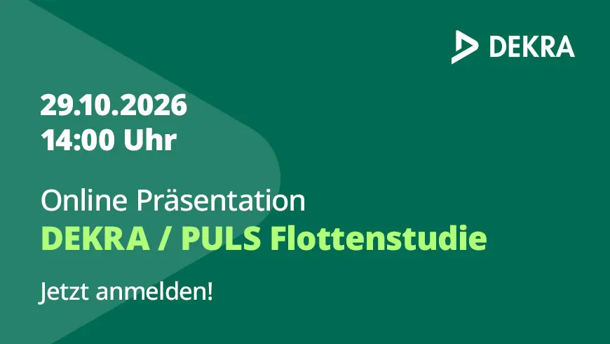 Online Präsentation - DEKRA / PULS Flottenstudie
